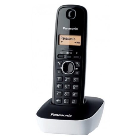 Panasonic | Cordless | KX-TG1611FXW | Built-in display | Caller ID | Black/White | Phonebook capacity 50 entries | Wireless conn